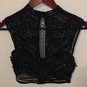 Victoria's Secret Black Lace Bustier